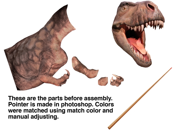 Creation of DINO EVOLUTION 101: Step 3